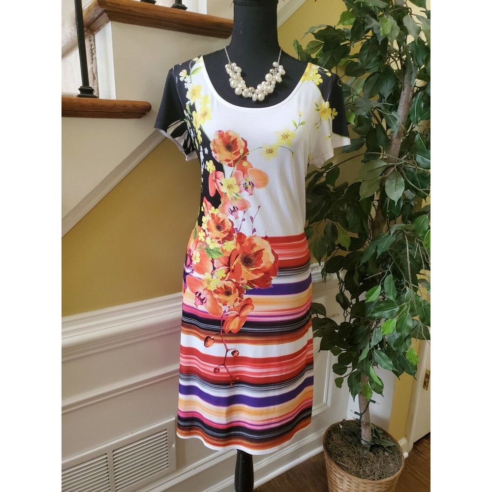 Fresh Of LA Ladies Shift Dress Sz PL Stretchy